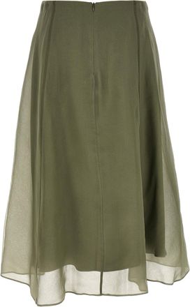 Brunello Cucinelli Circle Skirt - Green