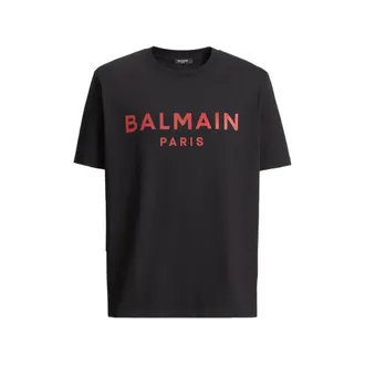 Balmain T-shirt With Balmain Paris Print