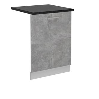 Vicco Tapa Del Lavavajillas R-line, Hormig&oacute;n, 60 Cm, Et Antracita