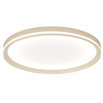 Top-Light Plafoniera moderna top light aera 1222 50 led cct switch biemissione metallo acrilico, finitura metallo sabbia