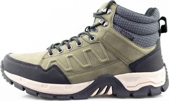 Generic Mens Casual Walking Hiking Lace Ankle Boots, Memory Foam Insoles (Green, UK Footwear Size System, Adult, Men, Numeric, Medium, 7)