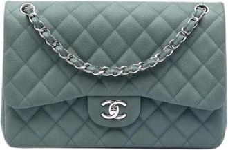 Chanel Pre-owned Borsa a spalla Classic Double Flap - - Pre-owned - Donna - Blu - ONE SIZE