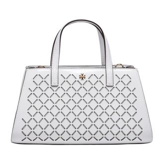 Tory Burch Tory Burch, Handbags, female, White, Size: ONE SIZE Emerson Perforated Mini Bag