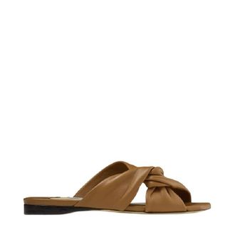 Jimmy Choo London Narisa Nappa Leather Flats