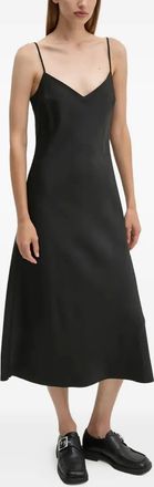 Day Birger Et Mikkelsen Jurk met V-hals en bandje - Zwart