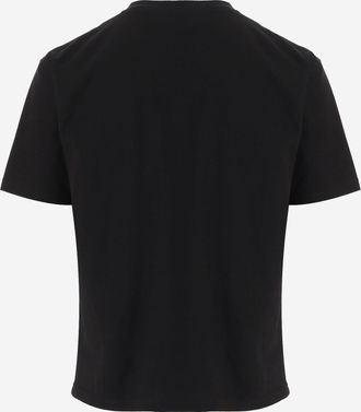 Valentino Mens Cotton T-Shirt Black T-Shirts And Polos
