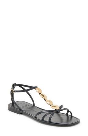 Dolce Vita Faun Ankle Strap Sandal in Black Leather at Nordstrom Rack, Size 9.5
