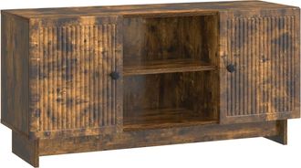 vidaXL Mueble De Tv 102 X 34,5 X 50 Cm Roble Ahumado Vidaxl