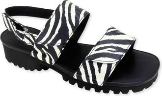 Thierry Rabotin Womens Sanele Sandal In Zebra