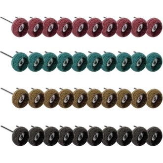 OEM Juego De 40 Discos Abrasivos Para Pulir, Compatibles Con Herramientas Rotativas Dremel Y Amoladoras De Banco Para Carpinter&iacute;a, Granos 80/150/240/300/4