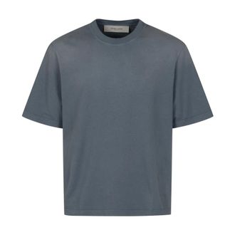 Golden Goose T-Shirts, male, Blue, Size: L Relaxed Fit T-Shirt