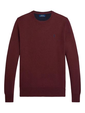 Polo Ralph Lauren embroidered-logo sweater - men - Cotton - S