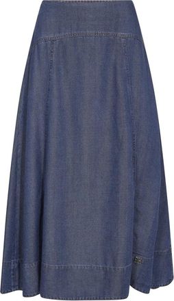 Mos Mosh Denim Rok - Dames - Spijkerrokken - Blauw - L - Denim - Rokken