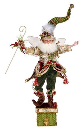 Mark Roberts Jingle All The Way Fairy Stocking Holder in Forest Green at Nordstrom