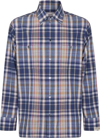 Golden Goose Multicolor Plaid Cotton Casual Shirt