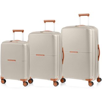 Champs Luggage Vintage Aura / 3-Piece Luggage Set / Black
