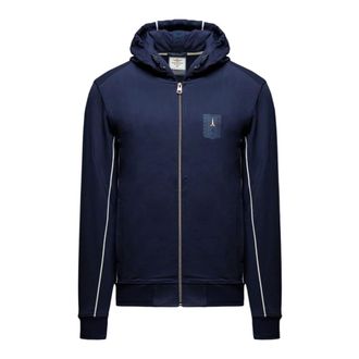 Aeronautica Zip-throughs, male, Blue, 3XL, Hooded Sweatshirt