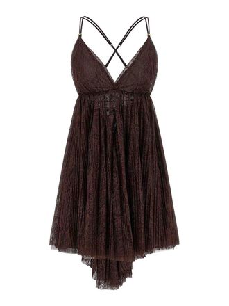 Elisabetta Franchi Lace Mini Dress