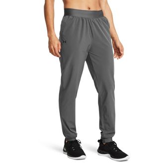 Under Armour Womens High Rise Woven Performance Tracksuit Grey 12