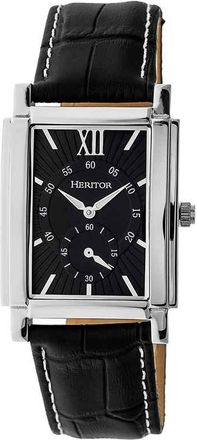 Heritor Frederick Black Dial Automatic Mens Watch HR6102