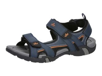 Lico Sandale LICO Sandale Detroit V, Herren, Gr. 37, blau, Synthetik, Schuhe Sandale