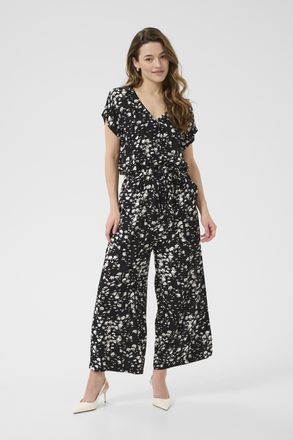 Kaffe Jumpsuit KAbeathe Loose fit black white