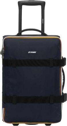 K-Way Reistrolley Blossac met functionele vakken - unisex - Handbagage koffer - Zwart - ONE Size - Nylon - Koffers