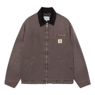 Carhartt Work in Progress OG Detroit Jacket Tobacco Black Stone Canvas I035614-1YL-4O