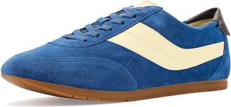 Vince La Runner-W Slip-On Shoes Womens Shoes Indigo/Straw Seed : 9.5 M, Leather