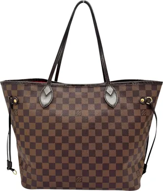 Louis Vuitton Damier Brown Damier Canvas Shoulder Bag Tote Bag (Pre-Owned)