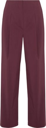 Beatrice .B Croc Fabric Plum Trousers