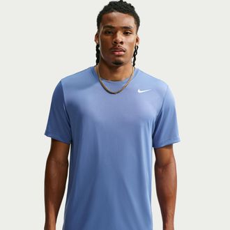 Nike Mens Dri-FIT Legend Fitness T-Shirt in Blue | DX0989-459