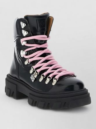 Ganni cleated mountain boots