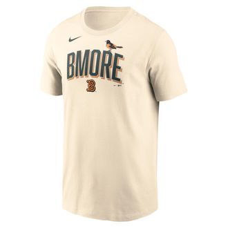Nike Baltimore Orioles City Connect Wordmark Nike Mens MLB T-Shirt in Brown | N19915AOLE-APT