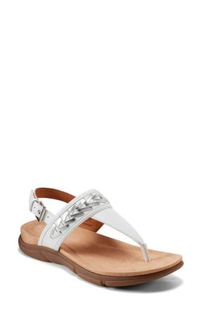 Easy Spirit Monte Slingback Sandal in White at Nordstrom, Size 6.5