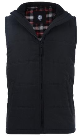 KAM Fashion Padded Gilet Bodywarmer Black