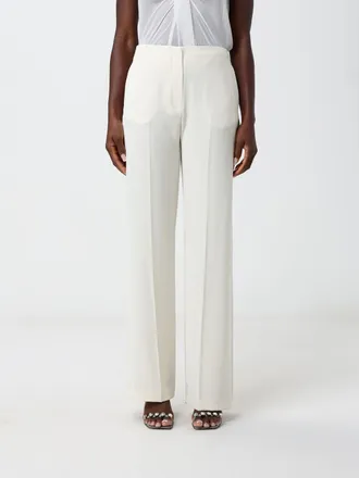 Hanita High-Waisted Wide-Leg Cr&ecirc;pe Palazzo Trousers