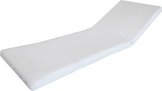 MX HOME Colchon para tumbona blanco exterior