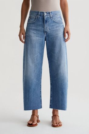 AG - Adriano Goldschmied Hattie Barrel Crop Jeans In Divergent