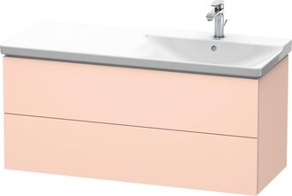 Duravit Duravit L-cube M&oacute;dulo Mural 1220mm De Ancho, Profundidad 481, 2 Cajones, Apto Para P3 Comfort Art&iacute;culo 233412, Lavabo A La Derecha, Color: Albaricoque