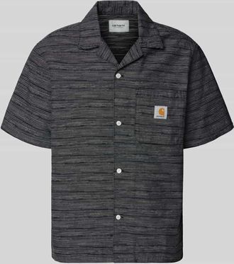 Carhartt Work in Progress Freizeithemd mit Reverskragen Modell Gellar in Black, Größe XL