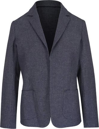 Kiton Blazer a quadri - Blu