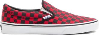 Vans Sneakers, male, Red, Size: 7 1/2 US VLogo Signature Checkerboard Sneakers