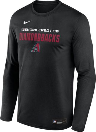 Nike Arizona Diamondbacks Authentic Collection Team Issue Nike Mens Dri-FIT MLB Long-Sleeve T-Shirt in Black | 02TJ00ADQS-JE6