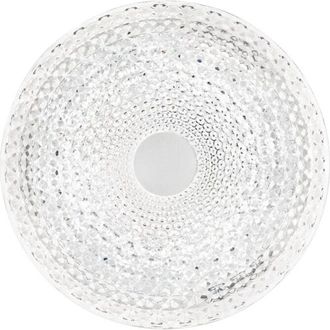 Fan Europe Plafoniera led unika bianca effetto diamantato 18W con 3 step cct con memory function per personalizzazione dei Kelvin