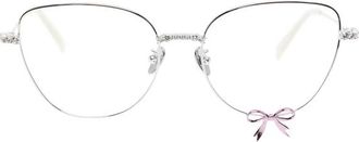 Yvmin Bowknot Cat-eye Glasses