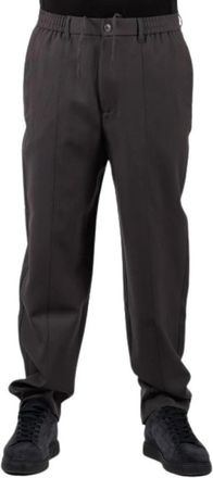Emporio Armani Tailored Wool Broeken - Heren - Straight fit broeken - Grijs - S - Wol - Broeken