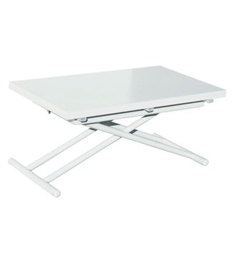 Home Heavenly Mesa centro convertible en mesa comedor color blanco
