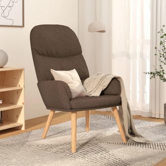 vidaXL Sill&oacute;n De Relax De Tela Gris Taup&eacute; Vidaxl