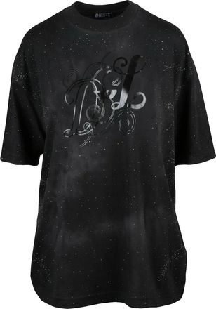 Diesel Black Cotton T-Shirt